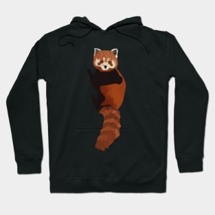 Watercolor Red Panda Hoodie